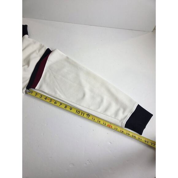 American Eagle Track Jacket Adult Large White Full Zip Pockets Embroidered Logo - Picture 5 of 7